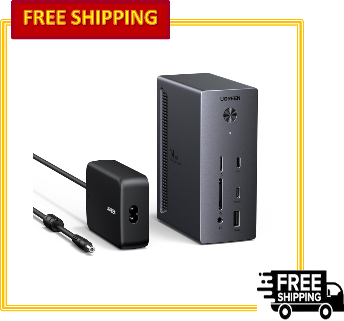 UGREEN Revodok Pro 314 14in1 Docking Station 3 Monitors 8K DP/4K HDMI 100W PD