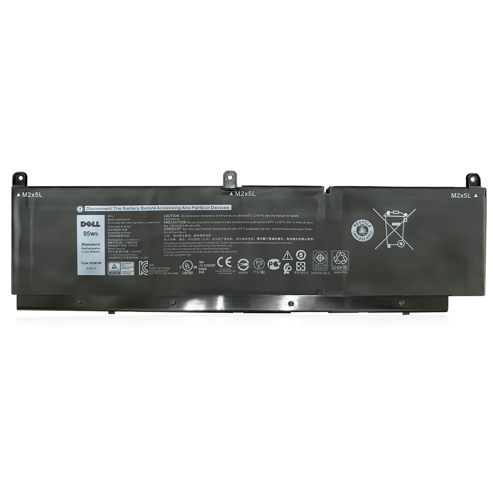 Genuine PKWVM Battery 95WH Dell Precision 7550 7560 7750 7760 Mobile Workstation