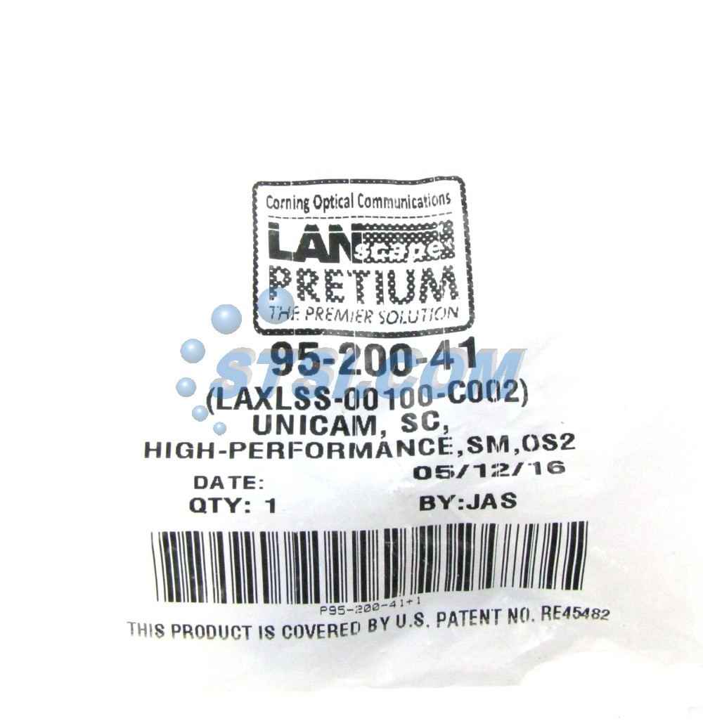 Corning Unicam SC SM Pretium Fiber Optic Connector 95-200-41 2016 ~STSI