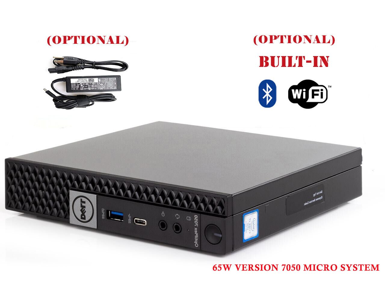 Dell OptiPlex 7050 Micro 65w Barebones | No CPU / No RAM / No HD /No OS - Tested