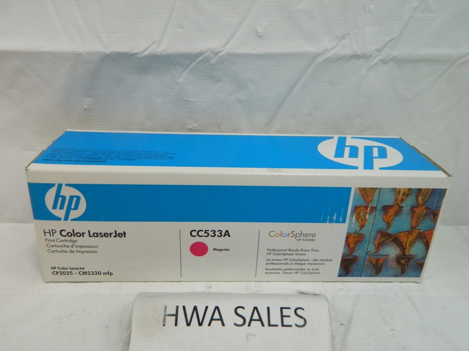 Gen HP 304A CC533A Magenta Toner Cartridge CP2025 CM2320 OEM NEW SEALED