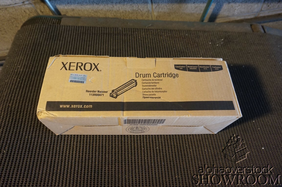 New Open Box Sealed Bag Genuine OEM Xerox 113R00671 Drum Unit 113R671 C20 M20