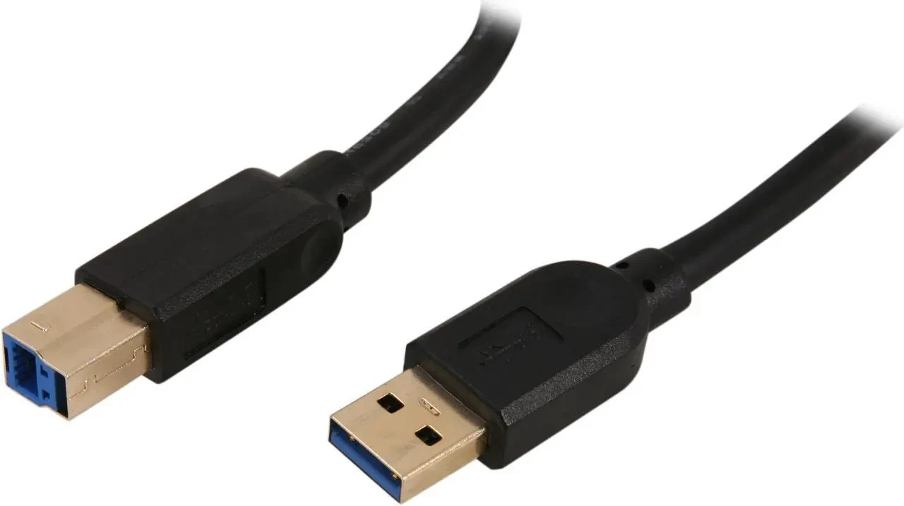 Brand New Rosewill USB 3.0 A Male to B Male Cable Black 3Ft RCAB-11028