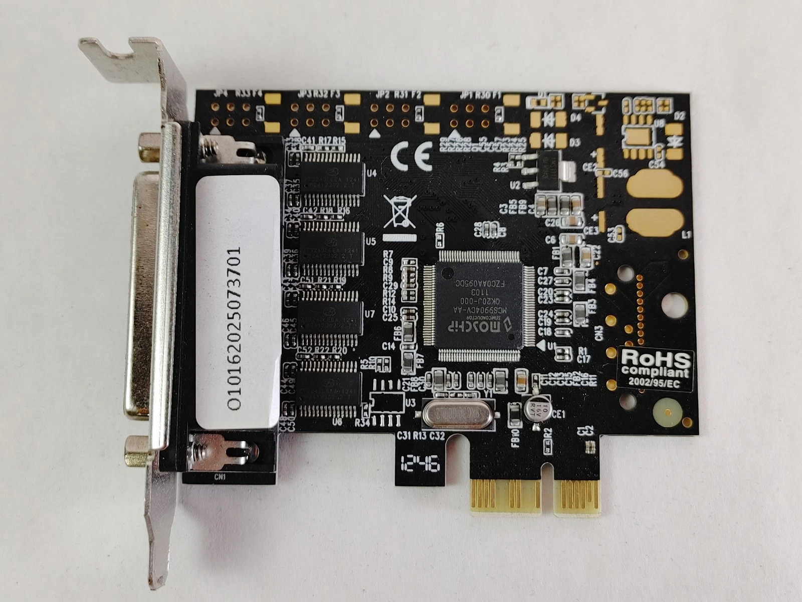 StarTech PEX4S553B PCI Express x1 Low Profile RS-232 Serial Adapter Card