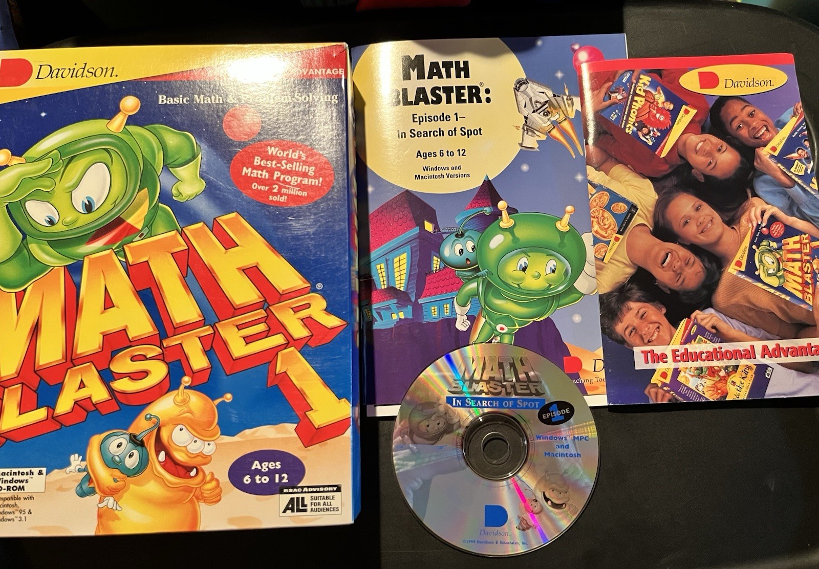 Mega math blaster ages 6-12 (win 95 or power mac) CD-ROM basic math problem solv