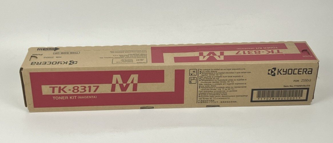 Kyocera Genuine TK-8317M Magenta Toner Kit TASKalfa 2550ci TK8317 NEW Sealed