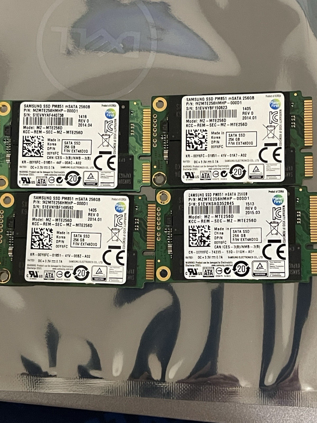 Samsung PM851 mSATA 256gb MZ-MTE256D SSD