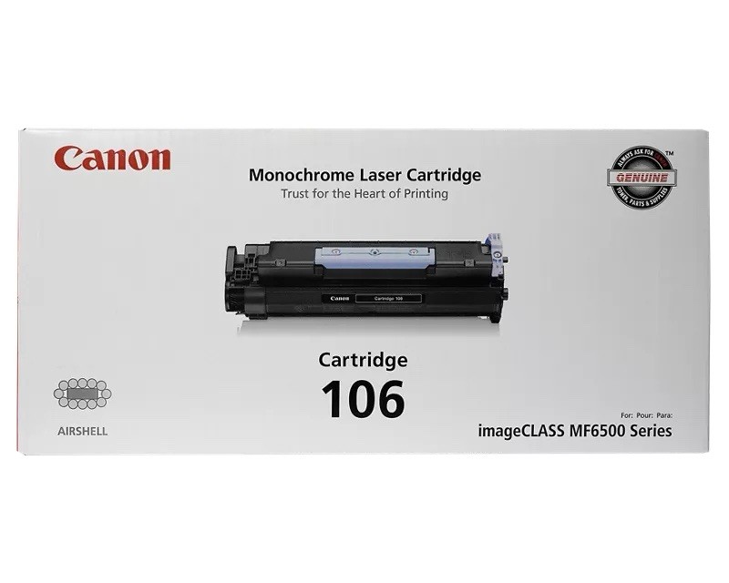 NEW UNOPENED Canon 106 Black Toner Cartridge 0264B001 Canon imageCLASS MF6500