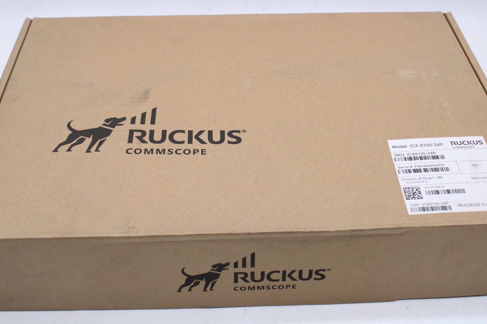RUCKUS Commscope 8100-24P ICX8100 24-Port Managed Switch ICX8100-24P