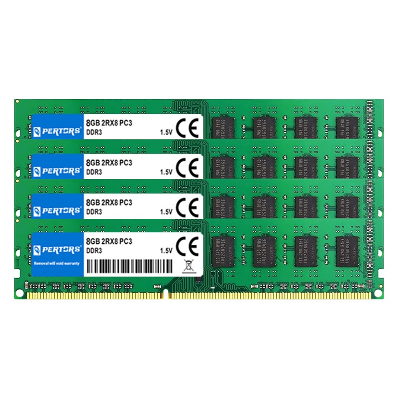 Q-PERTORS DDR3 32GB 1333MHZ PC3 1.5V 240-P DIMM Non-ECC Desktop Memory RAM 4x8GB
