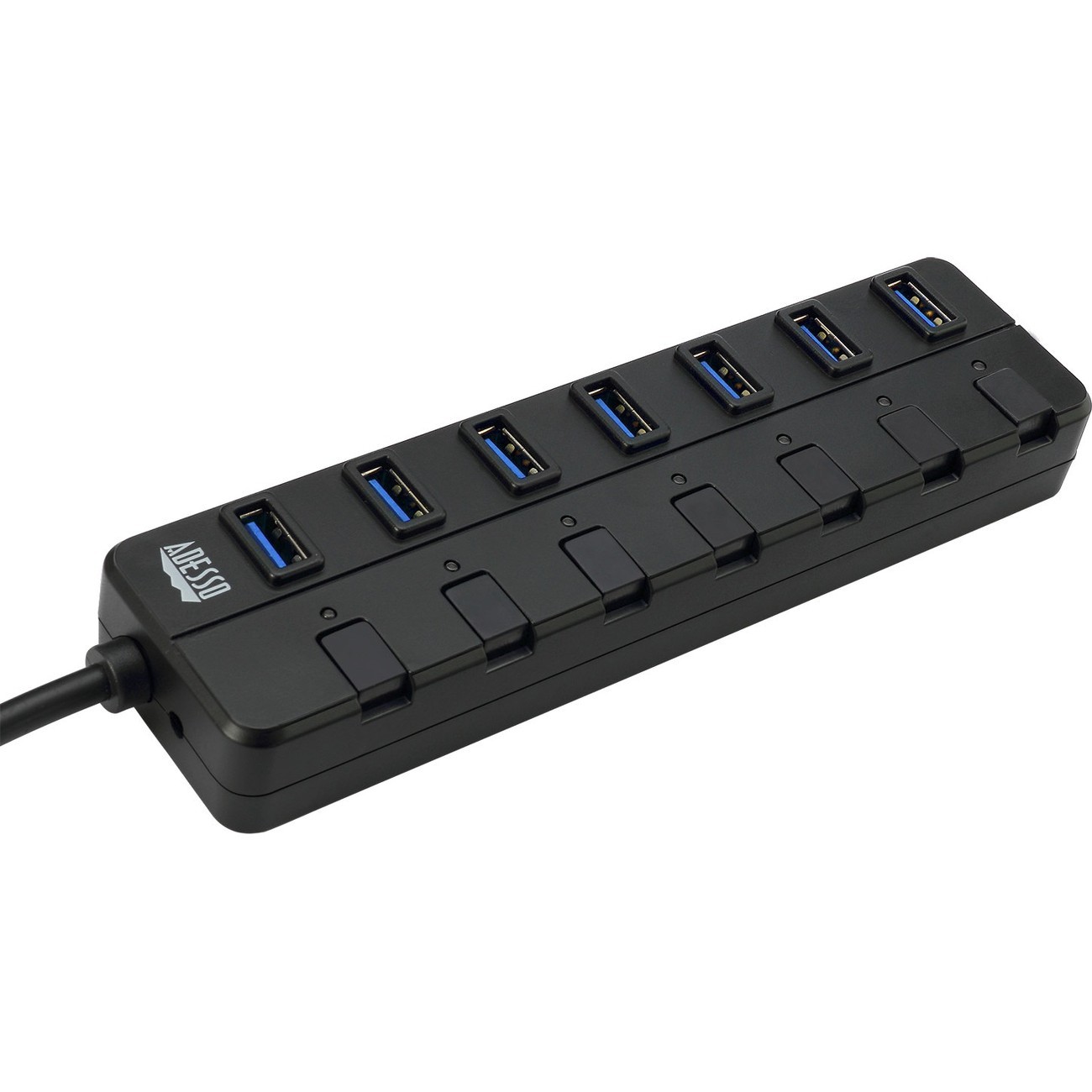Adesso 7-ports USB 3.0 Hub with 5V2A Power Adaptor (AUH3070P)