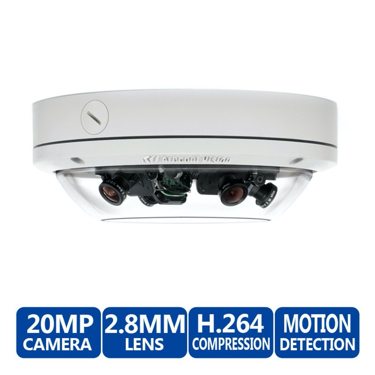 Arecont Vision AV20175DN-28 SurroundVideo - 20MP - Lenses & Mounts INCLUDED