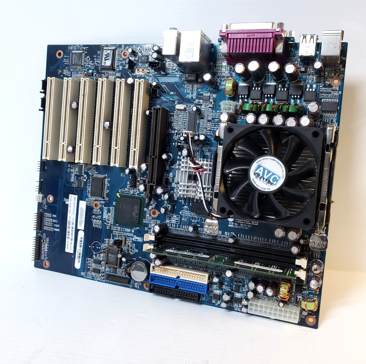 Kontron 886LCD/ATX Industrial Motherboard 30101321 Intel Celeron CPU SL6VR 2GHZ