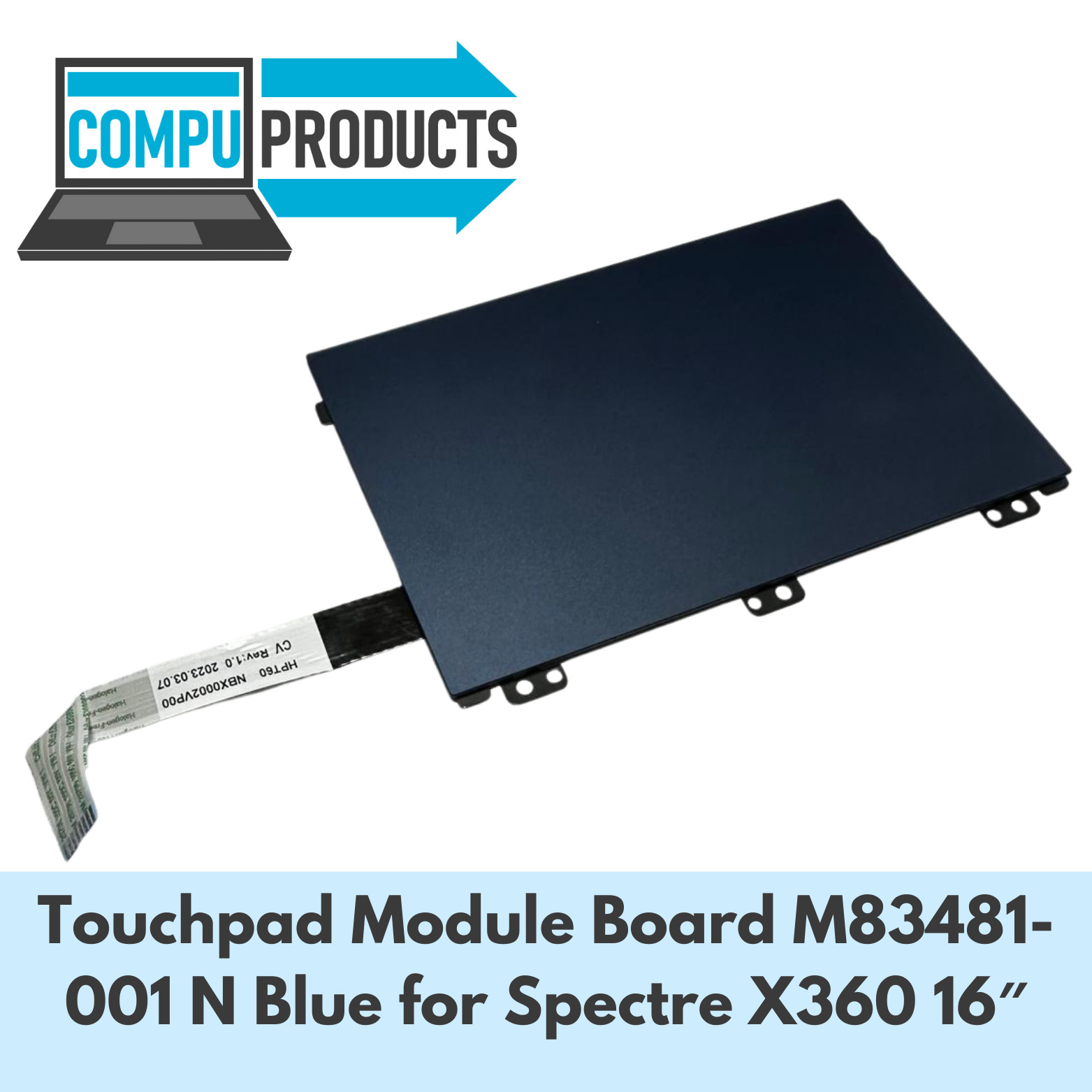 Hp Touchpad Module Board M83481-001 Nocturne Blue for Spectre X360 16″
