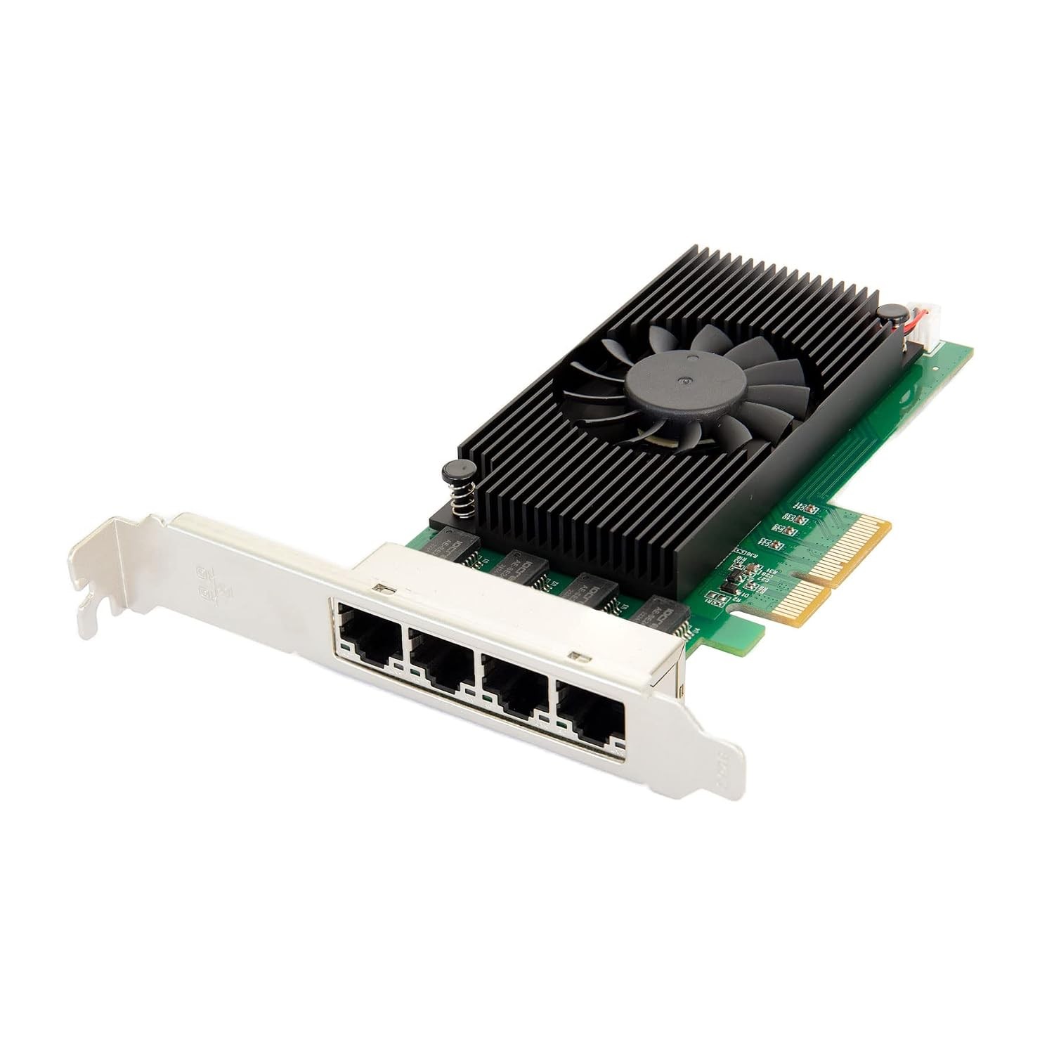 Quad 2.5 Gigabit Ethernet PCI-E Network Expansion Card RJ45 LAN Adapter Low
