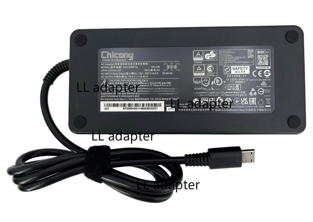 Original 330W AC Adapter Charger For MSI Vector 16 HX AI A2XWHG Power Supply