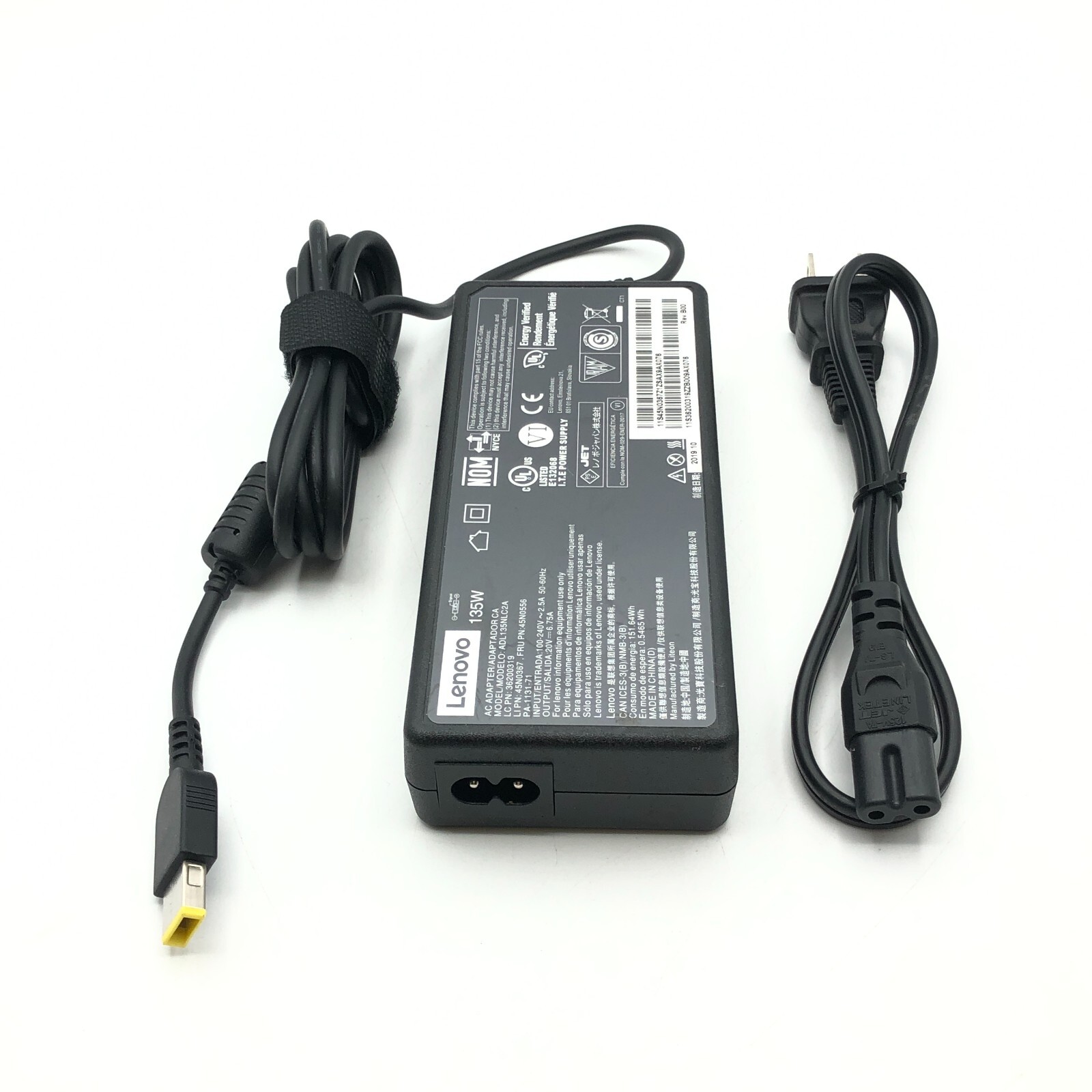 Open Box Original Lenovo 135W Adapter Charger for IdeaPad Gaming L340-15IRH 81LK