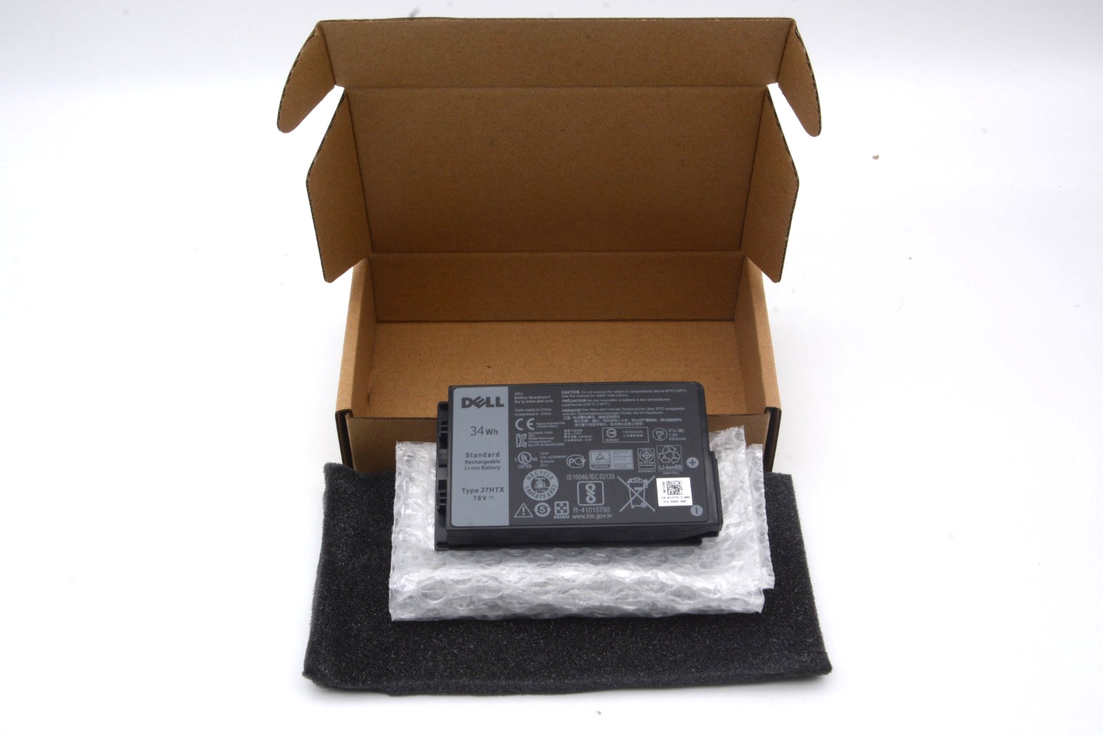 Genuine 34Wh 7.6V J7HTX Battery For Dell Latitude 12 7212 7220 7202 Rugged Table