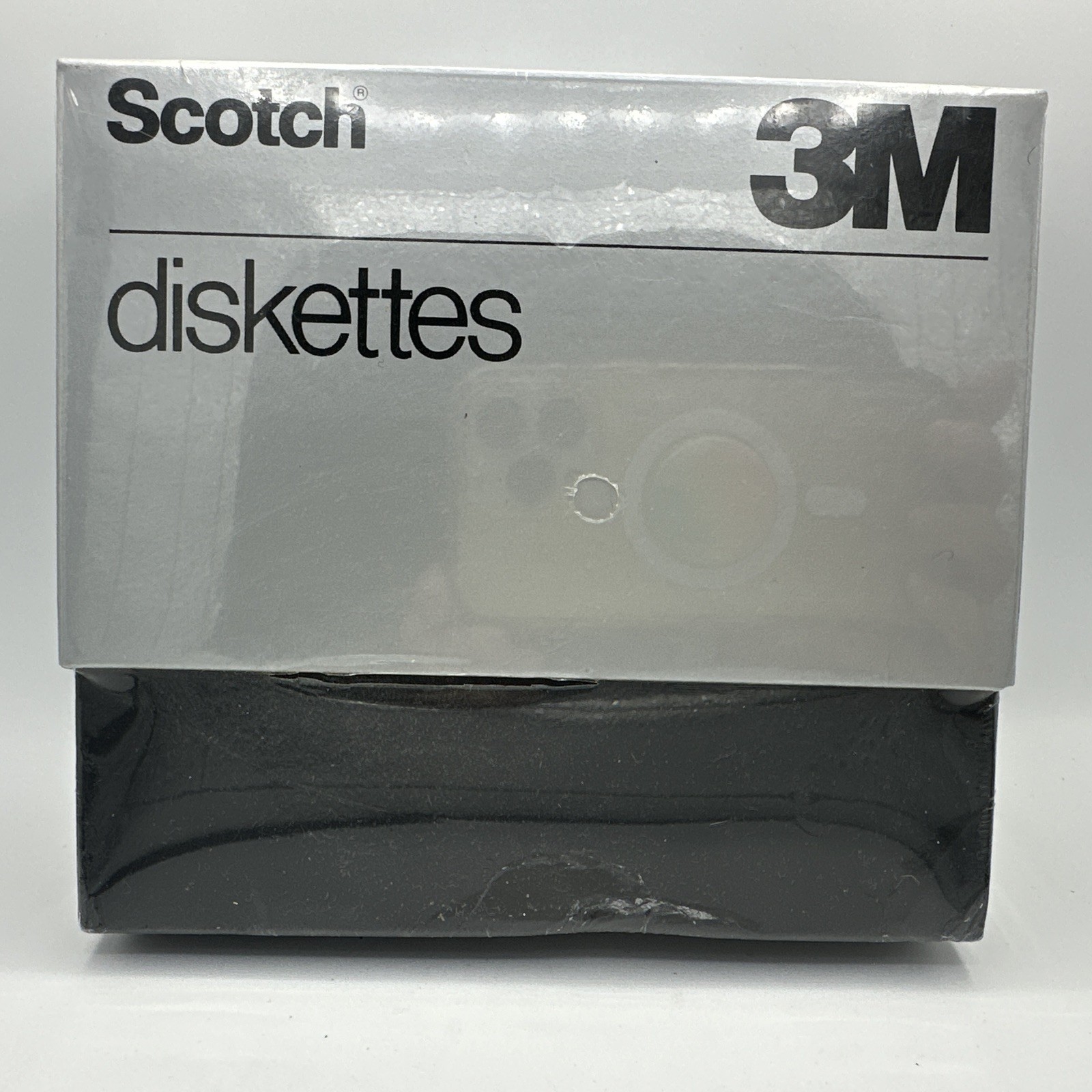 Vintage Sealed Box Of 10 Scotch 3M Floppy Diskettes 744D-0 RH Single Head Side