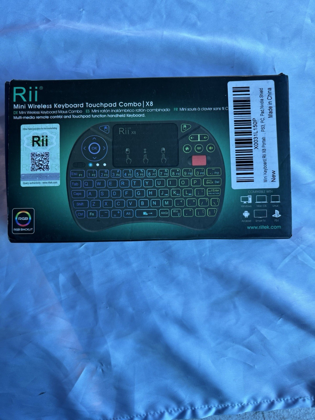 Rii Multimedia Keyboard Touchpad Combo