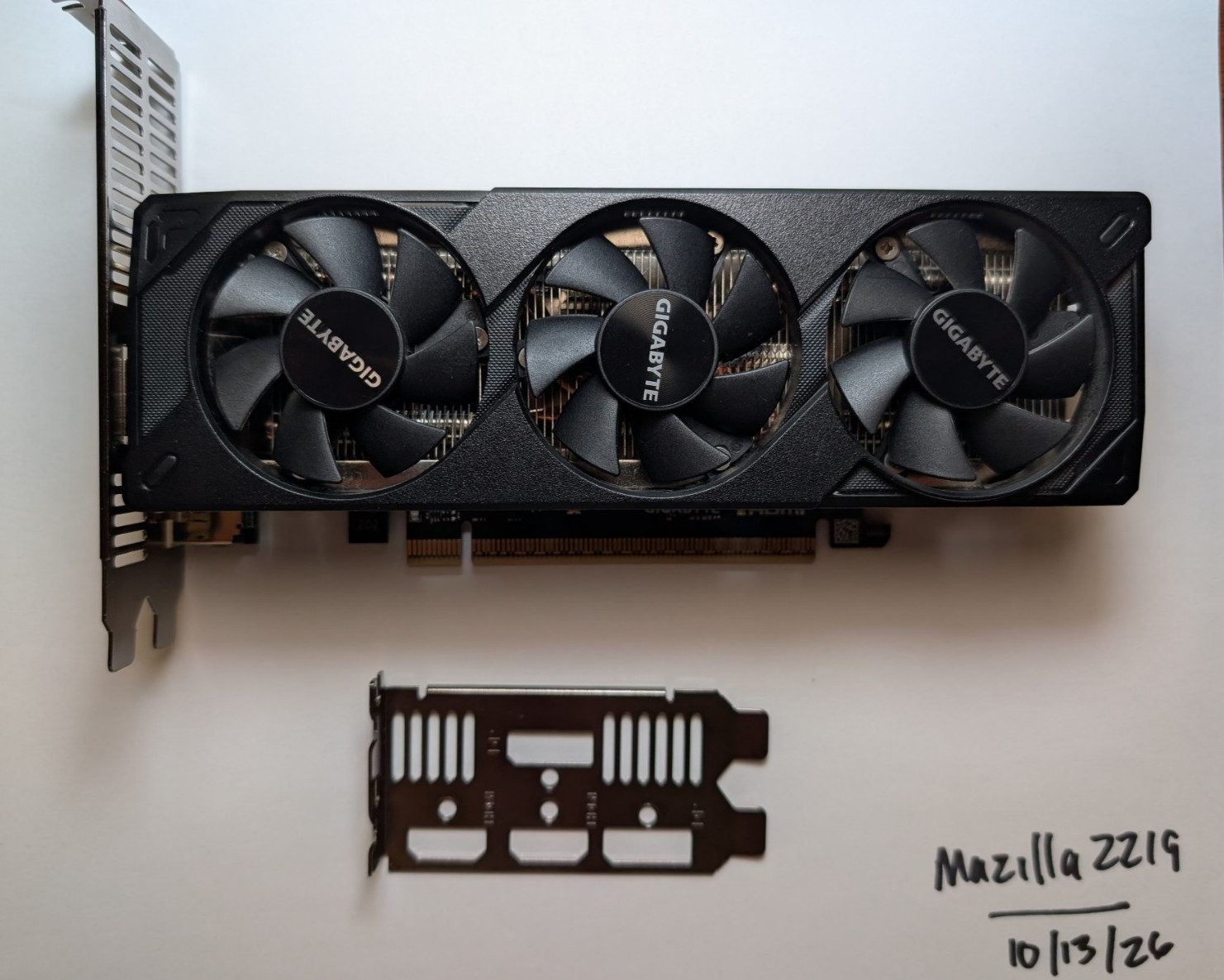 GIGABYTE RTX 5060 8GB PCIE 5.0 Low Profile Graphics Card GV-N5060OC-8GL