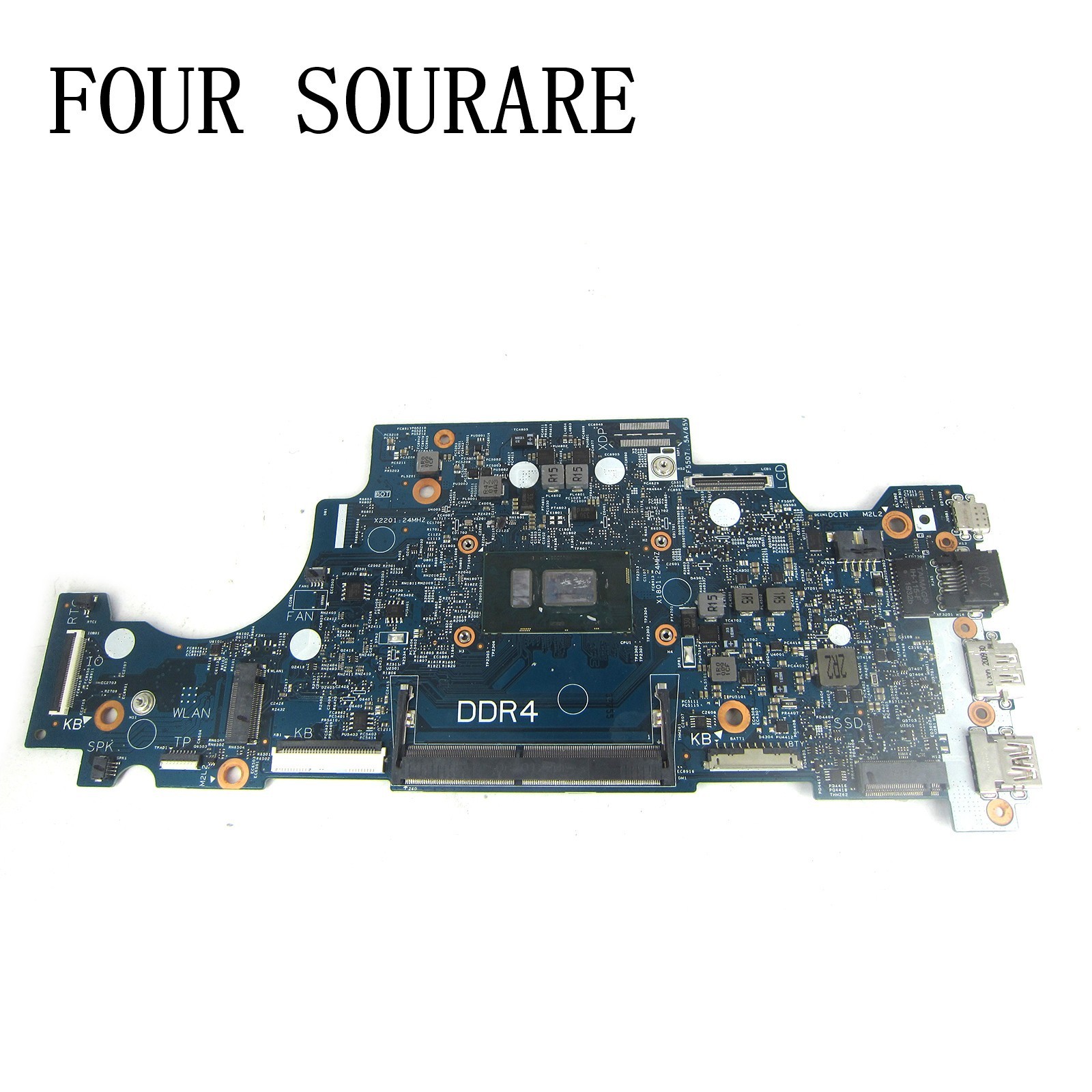 For Dell Latitude 13 3300 Laptop Motherboard I3-7020U CPU 17910-1 CN-0RV5W4
