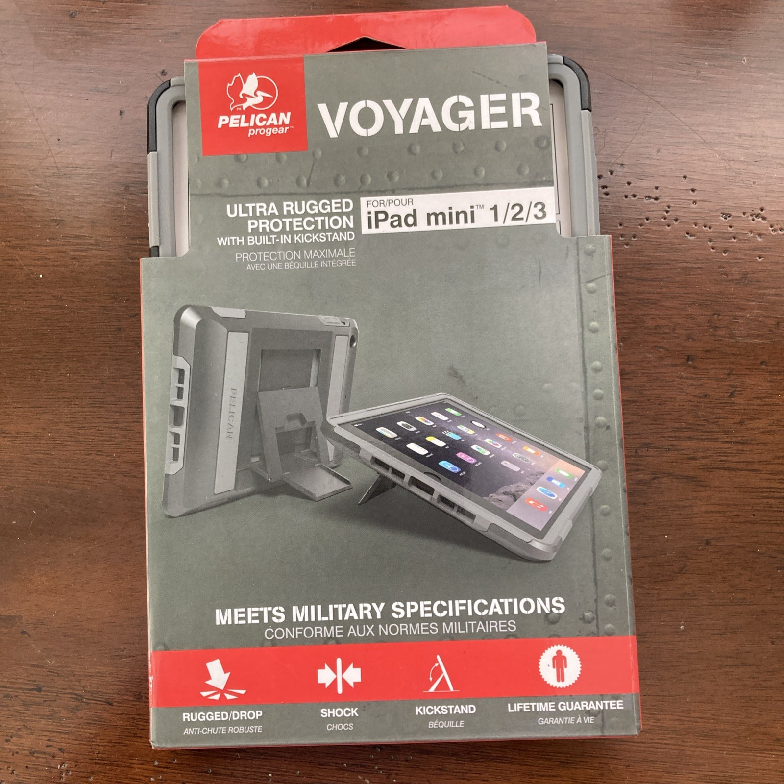 Hard Case Pelican Progear Voyager iPad Mini 1/2/3 w Built-in Kickstand Cover