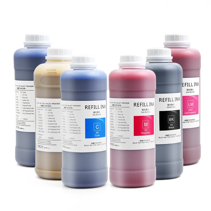6x500ML/Bottle Eco Solvent Ink TX800 for Eps DX5 DX7 XP600 TX800 4720 printer