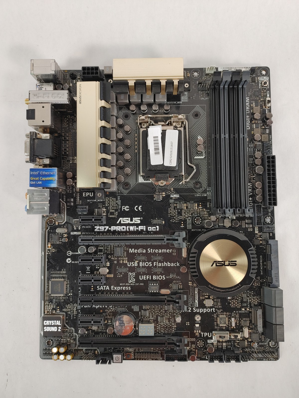 Asus Z97-PRO (Wi-Fi ac) Intel LGA 1150 DDR3 Desktop Motherboard