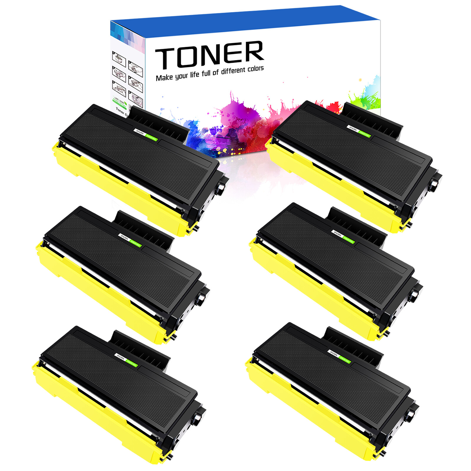 6PK TN580/TN650 Toner Cartridge For Brother MFC-8670DN MFC-8860DN MFC-8870WN