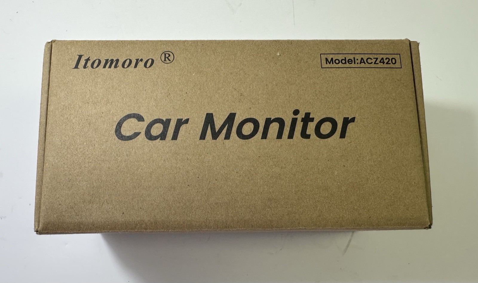 Itomoro Car Monitor 6.8” screen ACZ420 2cameras Baby Car Cameras.