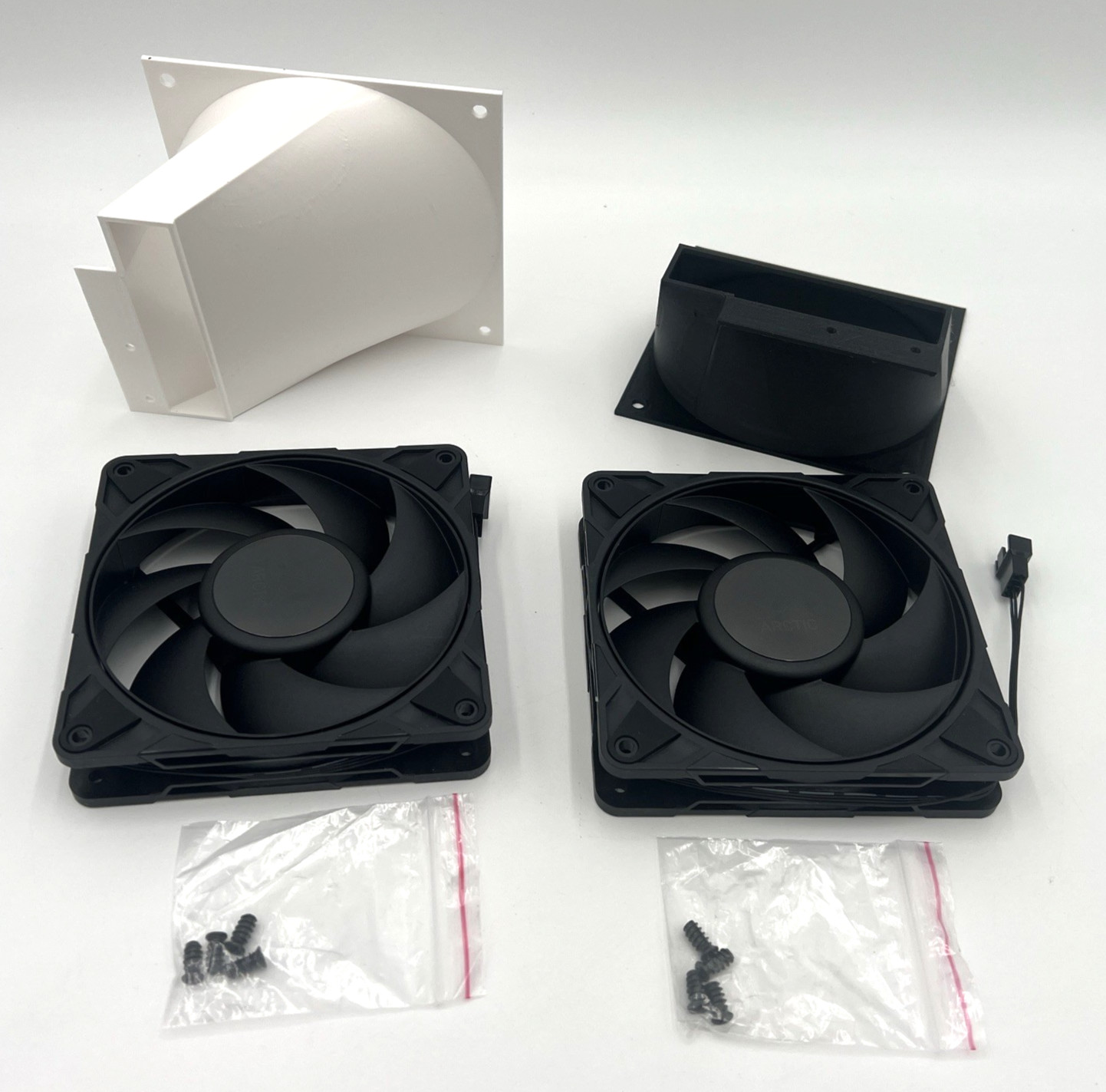 Nvidia GPU Blower Fan Shroud for A100/CMP 170HX for 120mm fans