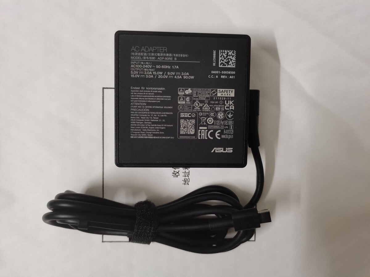 For ASUS Vivobook S15 2024 (M5506) 20V 4.5A ADP-90RE B TYPE-C 90W AC Adapter OEM