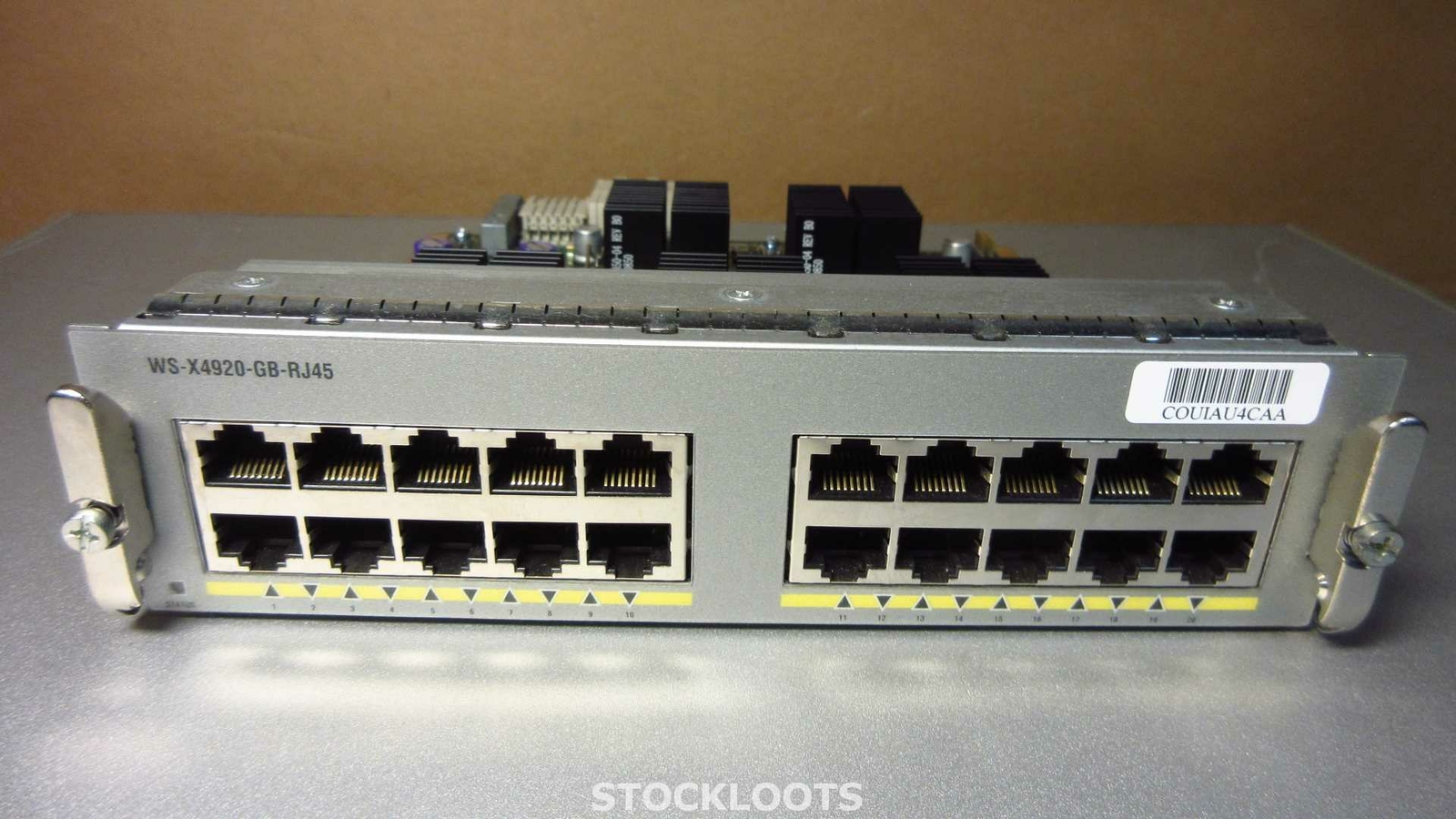 Cisco WS-X4920-GB-RJ45 V02 20-Port Gigabit PULLED FROM WS-C4900M V02 Module