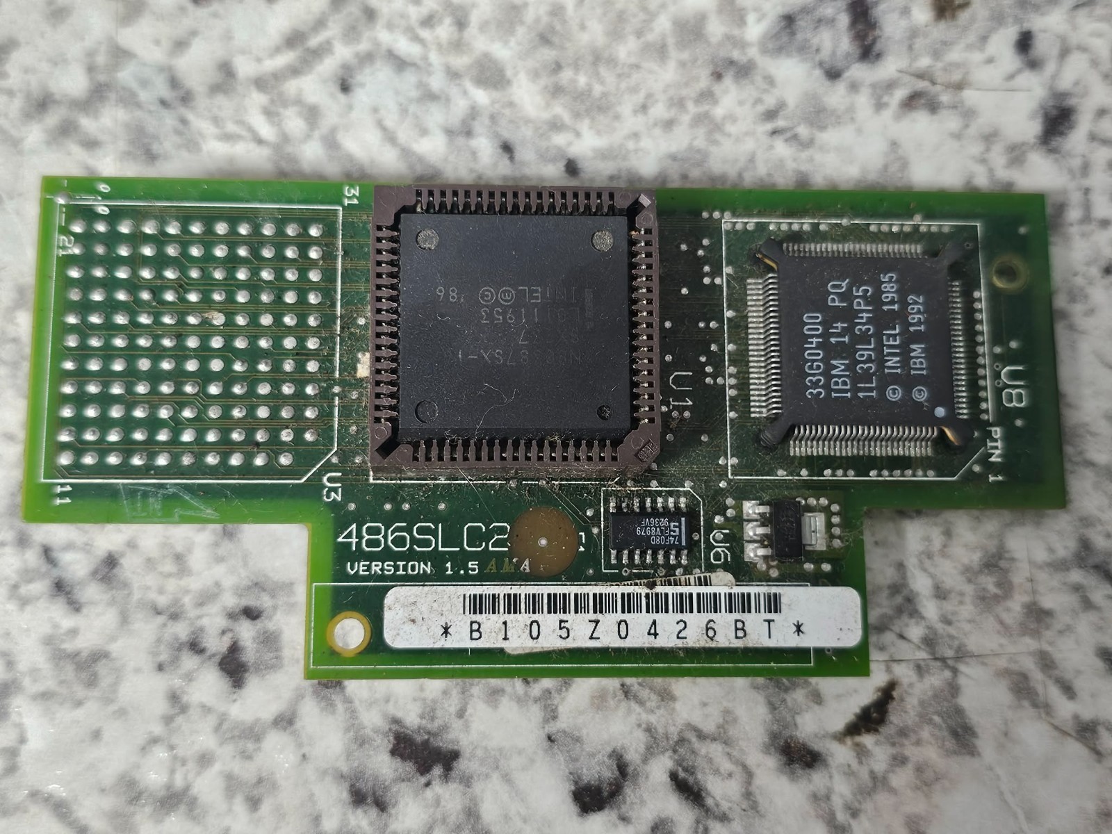 IBM 486SLC2 Upgrade CPU for IBM 10G7103 ver 1.5 Model 56/57 i387SL MICROCHANNEL