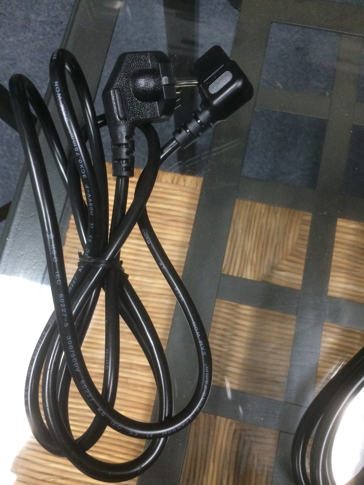 220V Lot 10 6FT power cord , Right Angle, European, Asian Computer Power Cord