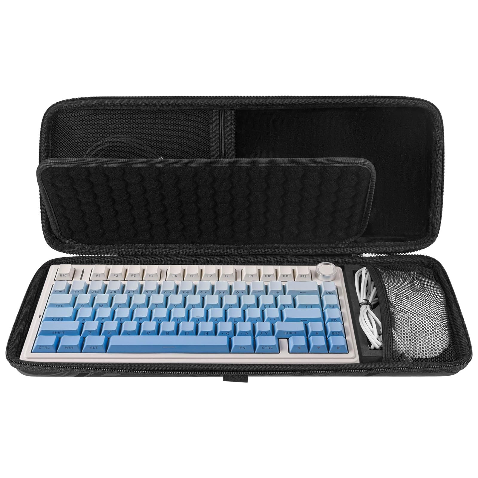 TOCCOOL 84 Key Computer Mechanical Keyboard Case, 75% Keyboard and Mouse Case...