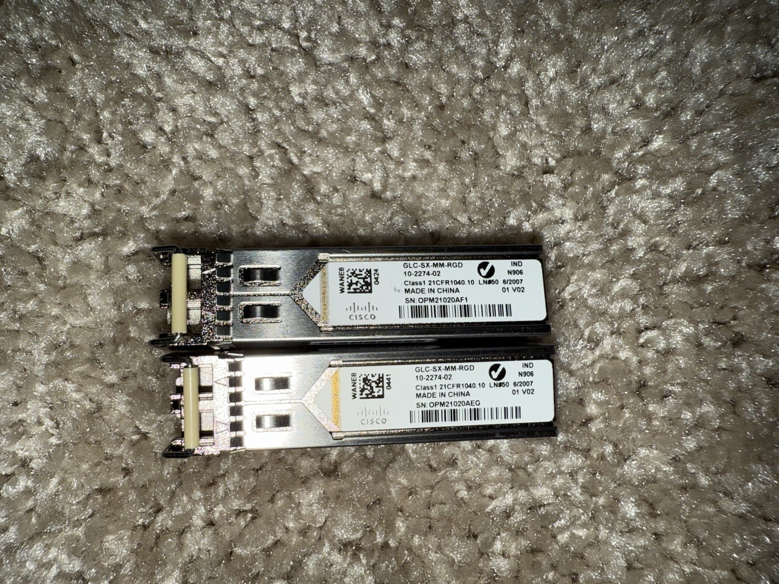 CISCO GLC-SX-MM-RGD TRANSCEIVER MODULE 10-2274-03