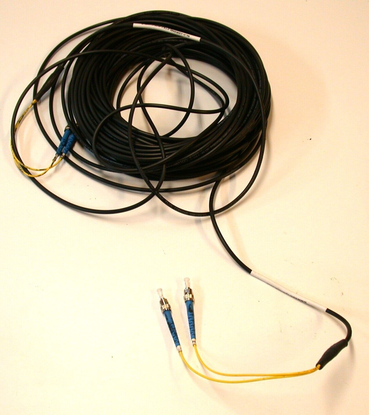 Corning Pre-Terminated Fiber Optic Cable Assembly 100Ft Indoor Outdoor Riser NEW