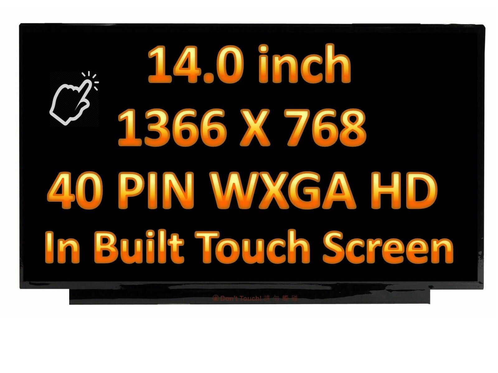 NT140WHM-T00 V8.3 Touch Screen HD LCD LED For 14
