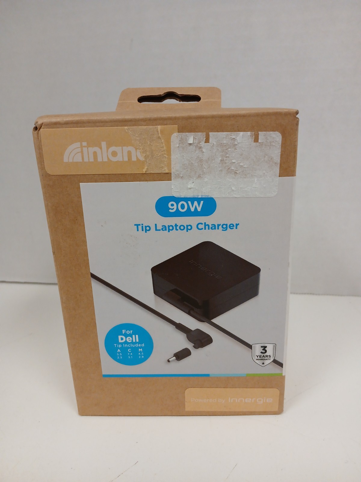 Inland 90W HP Laptop Charger Power Adapter With 3 Tips