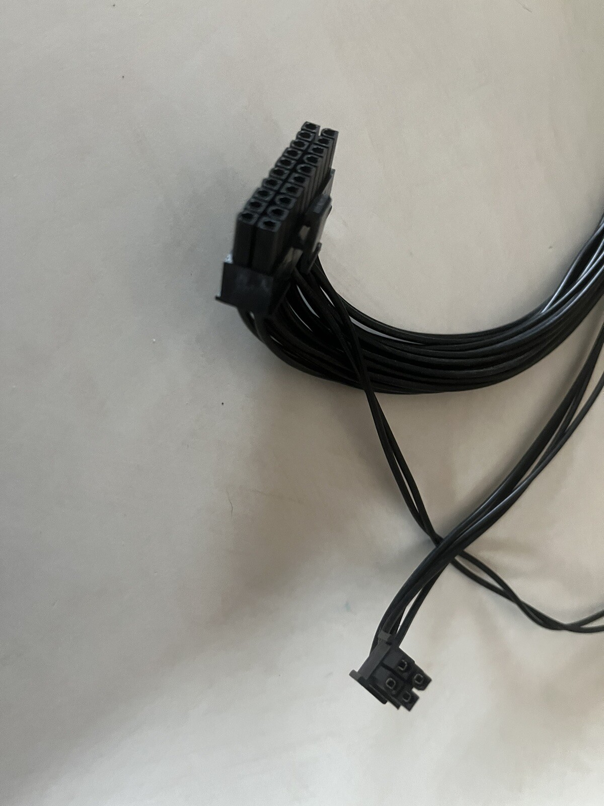 Supply Splitter, Dual PSU Cable Adapter 24 Pin 20+4 Pin ATX Motherboard