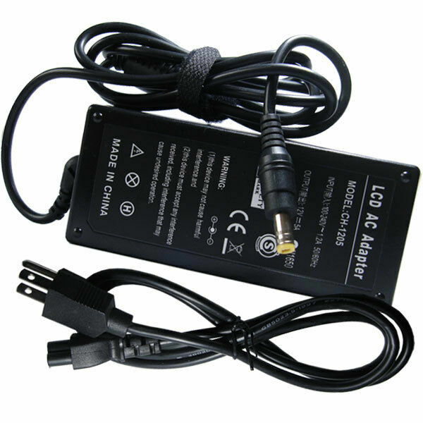 AC Adapter For Sceptre E225W-19203R E225W-1920R LED Monitor Power Supply Cord