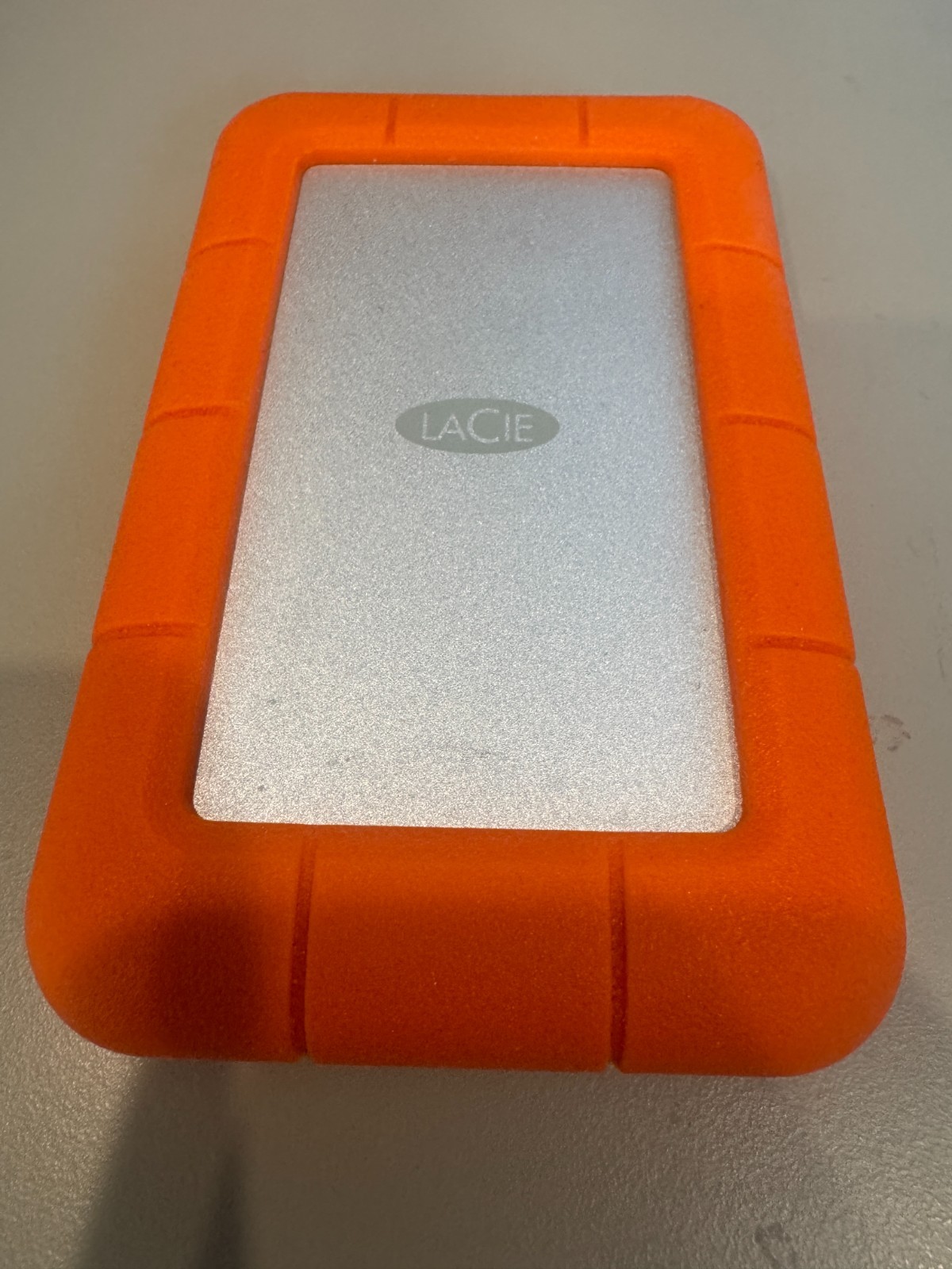 LaCie Rugged LRD0TU6 2TB External Hard Drive USB-C Portable HDD Orange