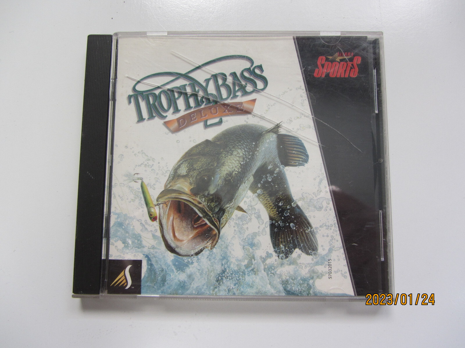 TROPHY BASS DELUXE 2 (Win 95, 1998) PC CD, Fishing Computer Game