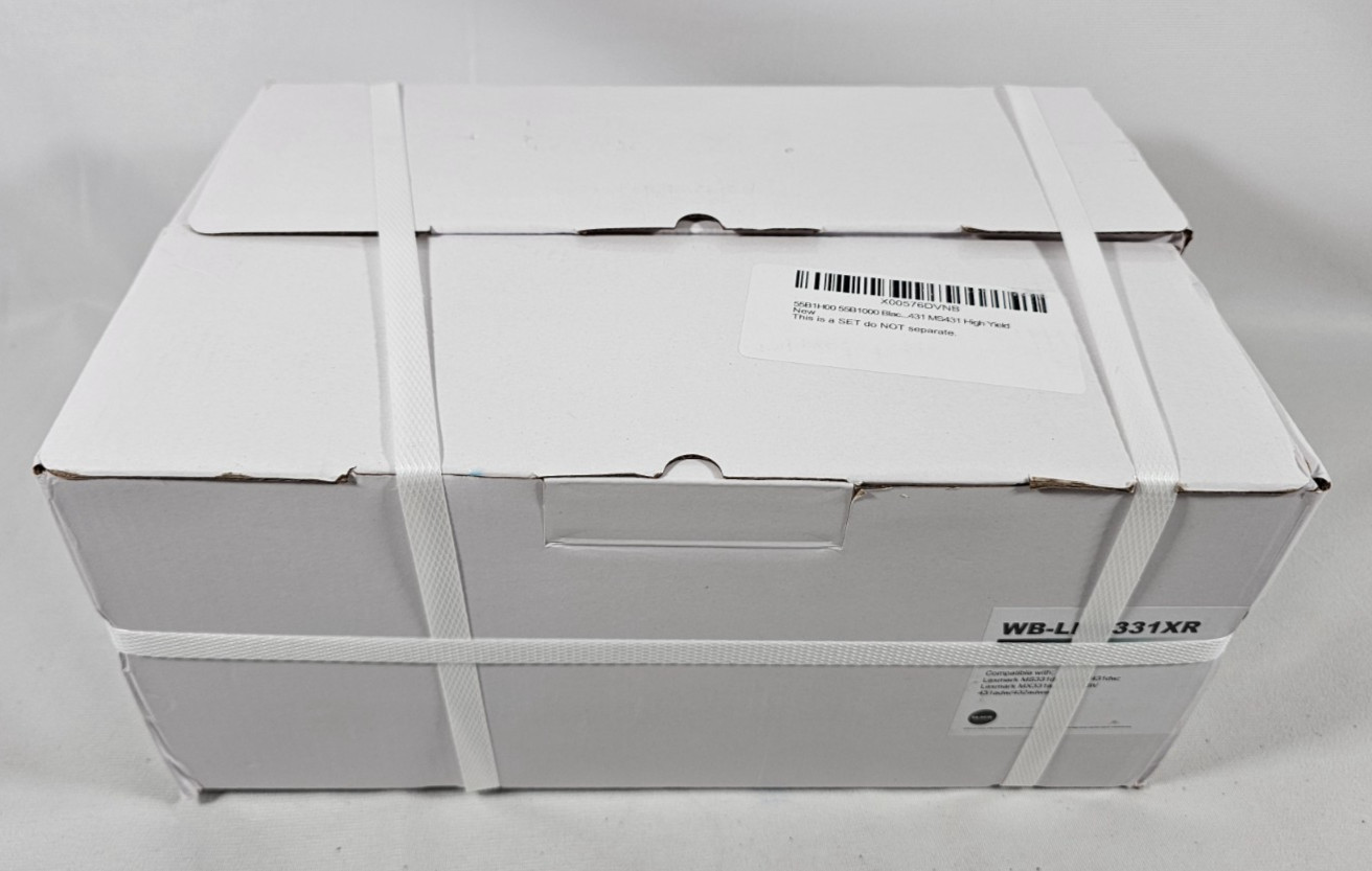 For Lexmark MS331 MX331 MS432 MX432 MS431dw MX431adw 2x Toner Cartridge Black