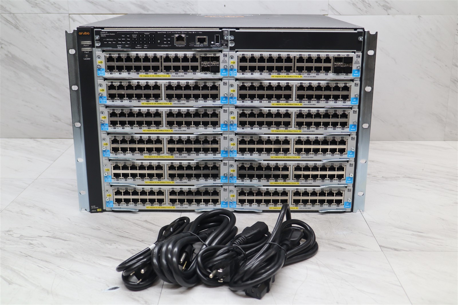 HPE Aruba 5412R zl2 J9851A Network Switch 10x J9534A 2x J9535A J9827A 4x J9829A