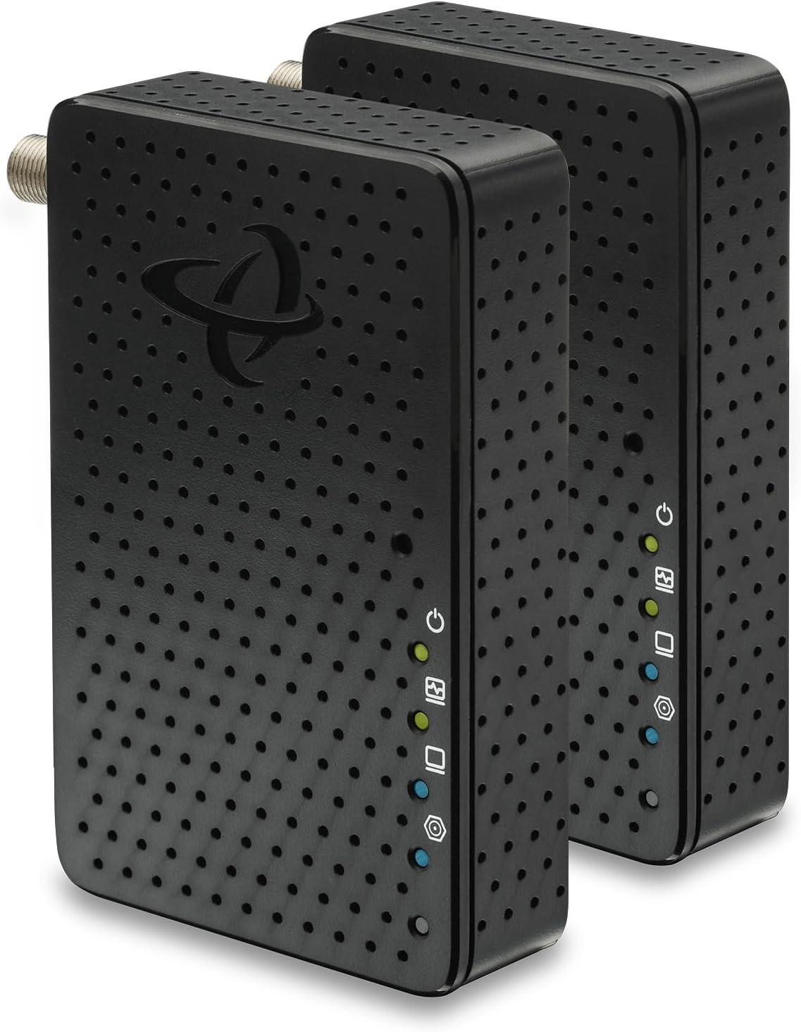 HTEM5 MoCA 2.5 Adapter Kit (2-Pack) | 2.5Gbps Ethernet Over Coax | Multi-Gig