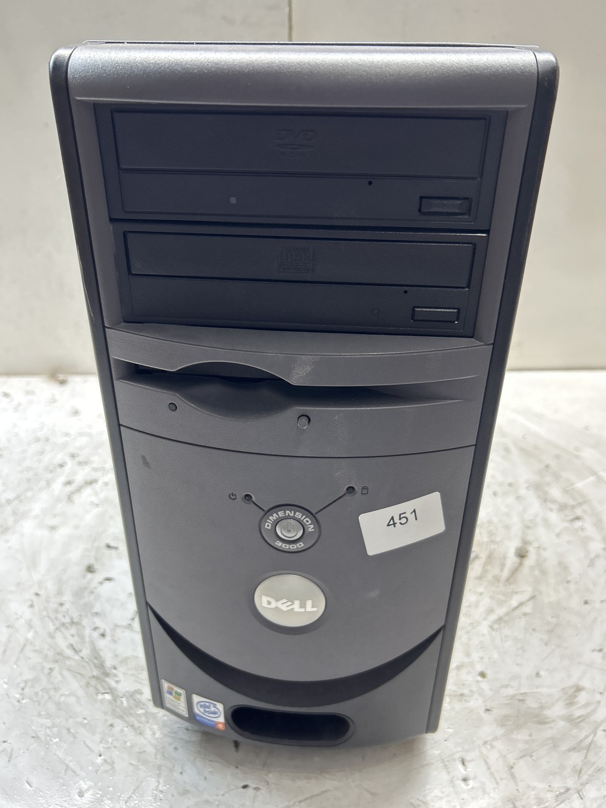 Dell Dimension 3000 Intel Pentium 4 2.10GHz 512MB 120GB SSD Windows 98