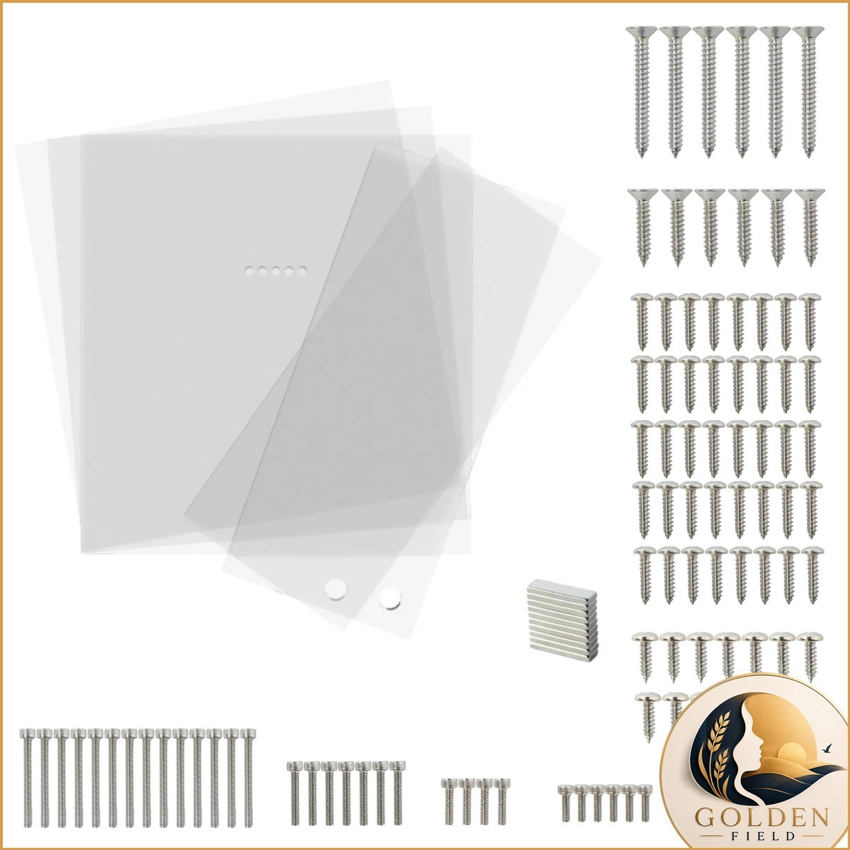 V2 Plexiglass Kit for Prusa V2 IKEA Lack Enclosure 3mm 5-Pack Acrylic Fasteners
